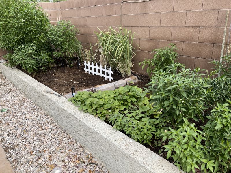 Garden Curbing Installation